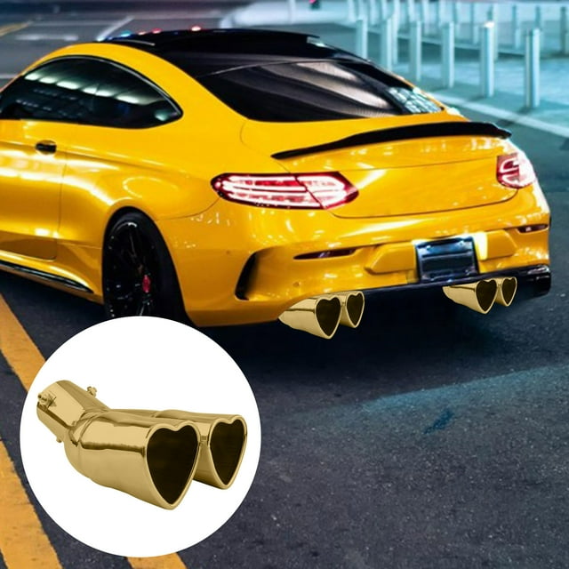PRETXORVE Modified Tail Throat Tail Throat Double Heart-shaped Exhaust