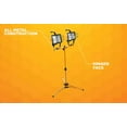 thumbnail image 3 of Woods Twin Head Work Light, Adjustable Tripod - 16,000 Lumen, 4 Ft Cord, 2 Lights, 3 of 8