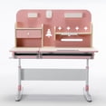 thumbnail image 1 of Bureau d'Étude Multifonction Réglable pour Enfants - Rose, 1 of 5