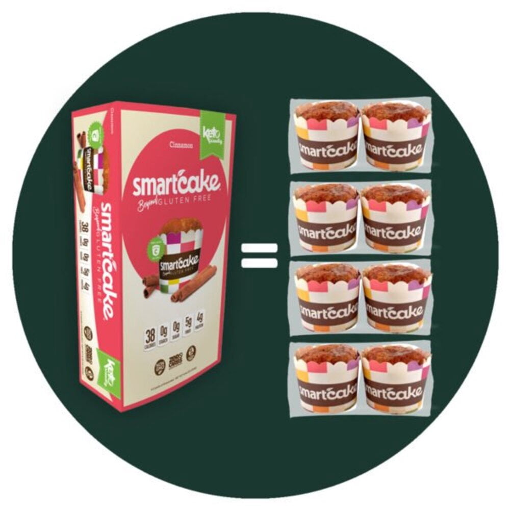 SmartCake 38-Calorie Cinnamon | 8-pack