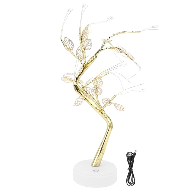 Luz nocturna, luz nocturna 72 LED, lámpara artificial con forma de árbol, solución innovadora