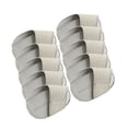 thumbnail image 4 of Fundas para cabezas de golf kusrkot Protector ligero portátil PU Gris Grande, 4 of 8