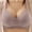 Gray#1, variant on Viikei Everyday Wear Women's Bra with Light Lift,Women's Non Steel Ring Style Printed Gathered Middle Button Breathable Underwear Daily Bra Black XL