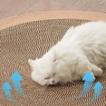 thumbnail image 3 of kurtrusly Cotton Natural Rattan Mat Cat Scratch Furniture Protector And Maintain Claws Ice Mat Floor Pad Now Brown 40cm, 3 of 6