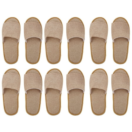 

Slippers Disposable Spa Hotel Travel Guest Toe House Slipper Cloth Pedicure Women Bride Open Salon Guests Portable
