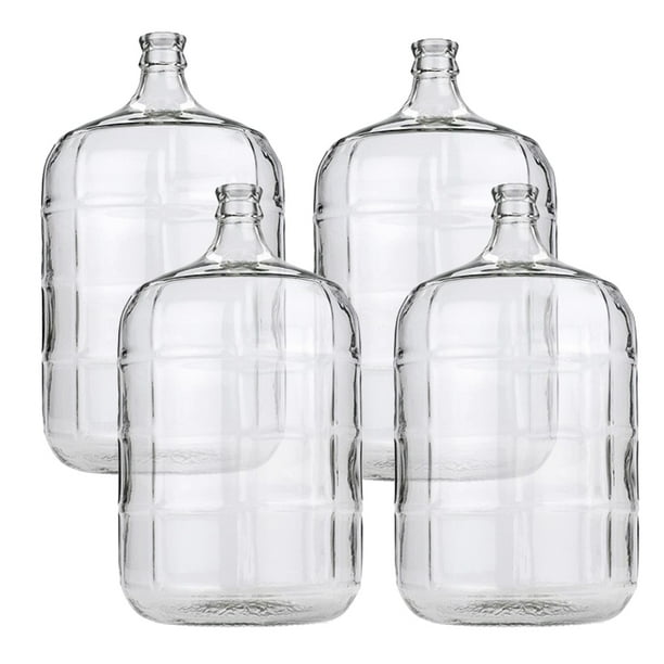 Set of 4, Five Gallon Glass Carboys For Beer or Wine Making Walmart