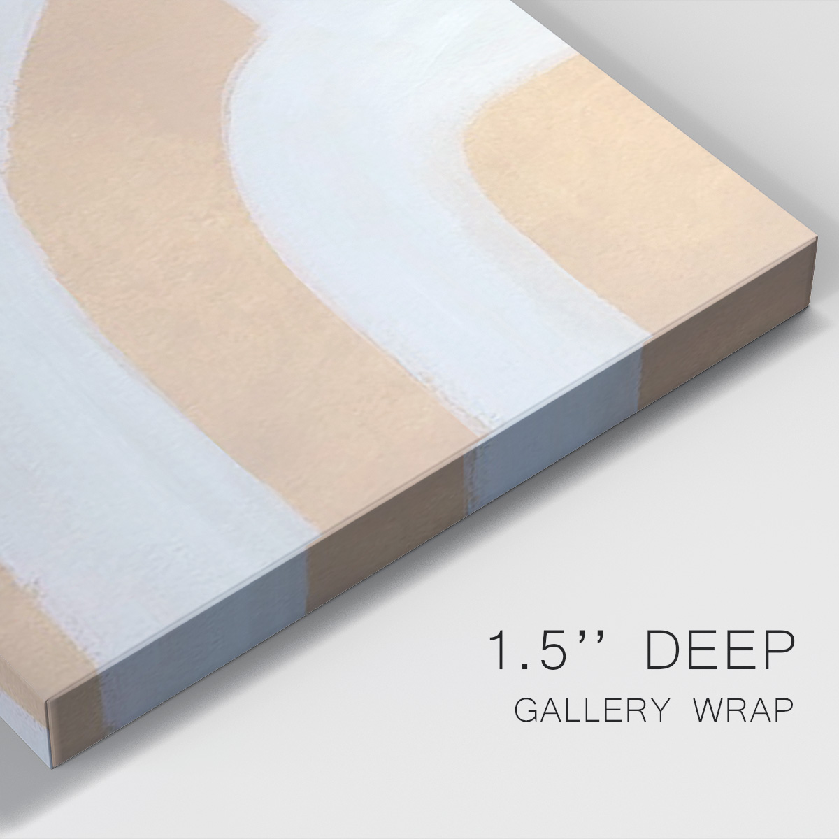 Neutral Winding Paths I Premium Gallery Wrapped Canvas - Ready to Hang