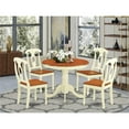 thumbnail image 2 of Atlin Designs Antique 5-piece Wood Table and Dining Chairs in Cherry, 2 of 6