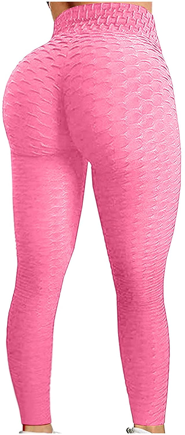 SEASUM Women's High Waist Yoga Pants Tummy Control Slimming Booty Leggings Workout Running Butt Lift Tights 