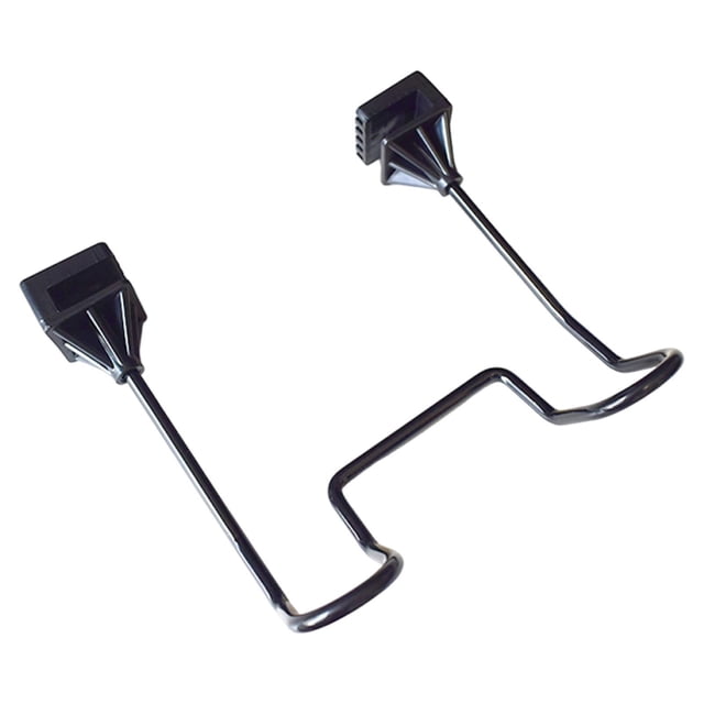 Soporte para casco de camión con doble gancho de metal, profesional, resistente, , accesorios robustos, gancho para reposacabezas de asiento de
