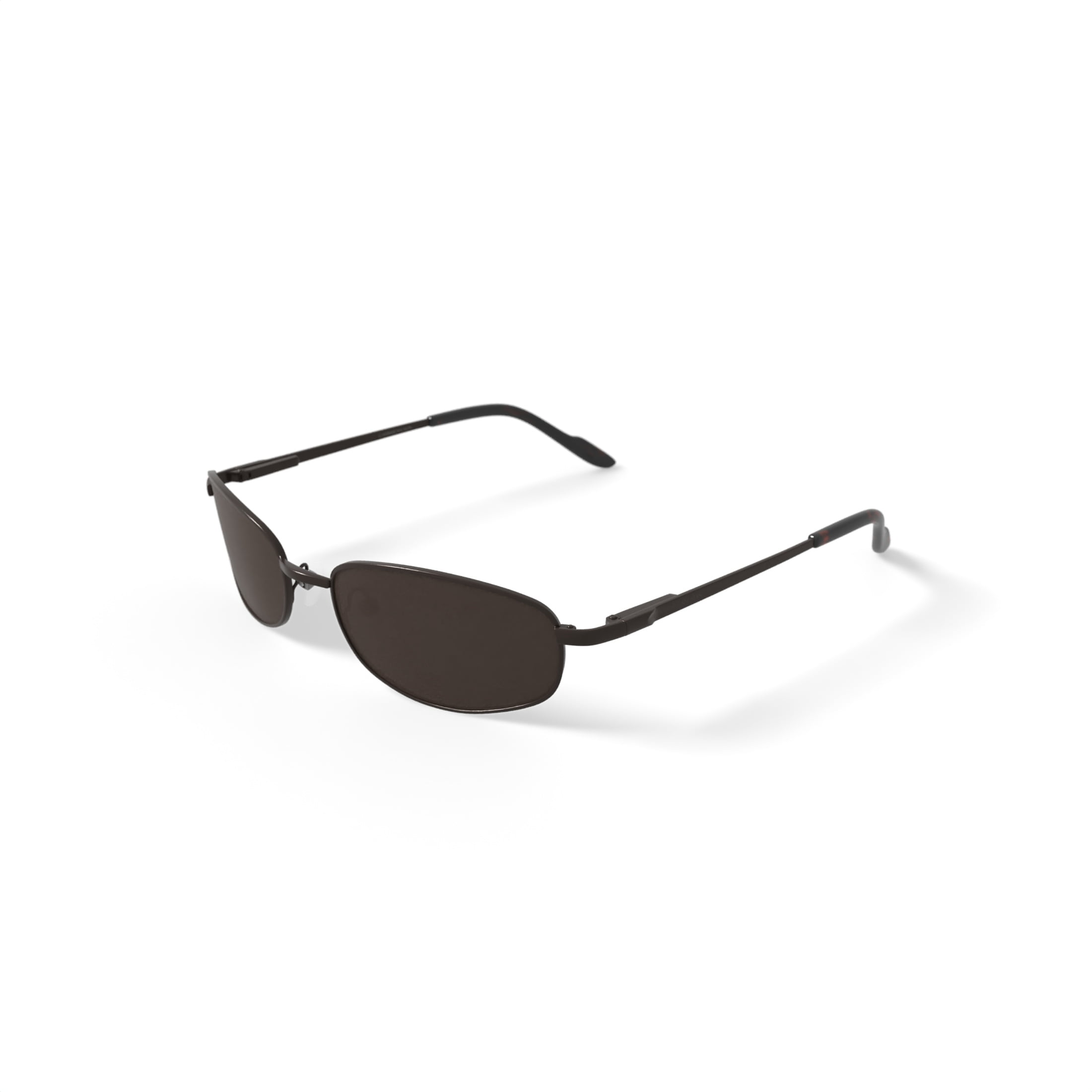 Caribbean Sun Rx'able Unisex Polarized Sport Sunglasses, Tobago, Matte Brown, 55-18-132