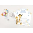 thumbnail image 4 of Inkdotpot 30 Fill In StyleBaby Shower Invitation Cards Giraffe Jungle Animals Blank Invites, 4 of 7