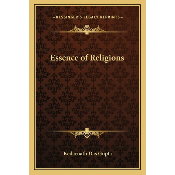 Essence of Religions (Paperback)