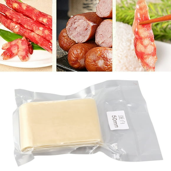Collagen Casings, Sausage Casings Easy To Use Odourless Dry Edible  for Kitchen