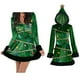 thumbnail image 3 of Txlixc Vestido de árbol de Navidad femenino, vestido de lentejuelas de encapuchado para adultos con cinturón, bola de peluche Txlixc moda, 3 of 7