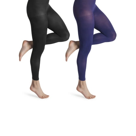 tights footless microfiber pair walmart