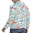 thumbnail image 6 of Salouo Butterflies Pattern Men's Fall Hoodie Sweatshirt,Sport Hoodie with Pockets for Men Pullover Casual Hooded Sweatshirt-Small, 6 of 7