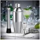 thumbnail image 5 of 14 unids / set bebida 304 coctelera de acero inoxidable de doble cara juego de colador de barra mezclador de bebidas vacaciones boda profesional GeweYeeli HA009532-01, 5 of 7