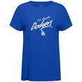 thumbnail image 2 of Women's Levelwear Royal Los Angeles Dodgers Influx Sizzle T-Shirt, 2 of 3