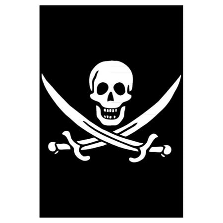 Calico Jacks Flag - Toland Home Garden Calico Jacks Jolly Roger Flag
