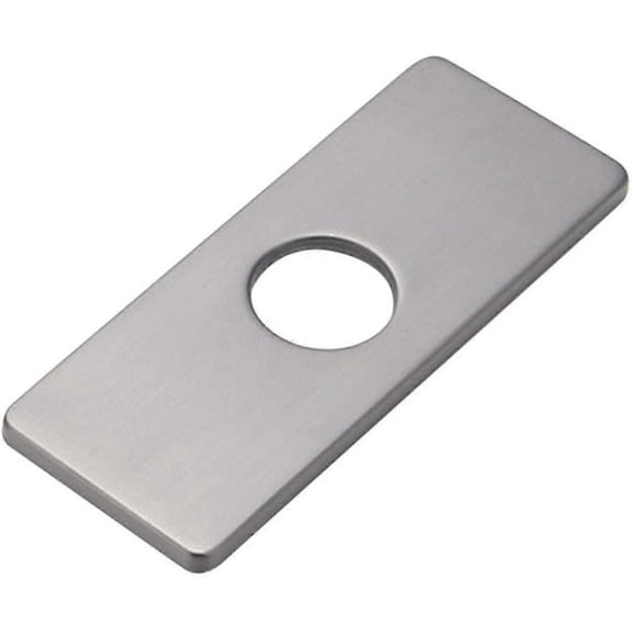 Kitchen Sink Hole Plate For Bathroom Faucet, Basin, Faucet Rosette In Brushed Nickel