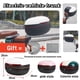thumbnail image 2 of Baúl para vehículo eléctrico con soporte, gran capacidad, bonito baúl circular, impermeable y anticaídas, baúl para motocicleta, 2 of 5