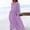 A267 Purple, variant on Xdegoge Linen Chic Wrap Dress for Women Midi A Line V Neck Long Sleeve Summer Sundress Tie Waist Flowy Flattering Lightweight Casual Office Work Wedding Guest Outfit
