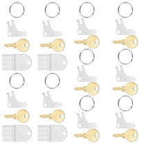 LOLIPPYY Replacement Dispenser Key Set for Toilet Paper and Paper Towel Boxes with Improved Grip Design