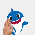 thumbnail image 2 of Roommates Baby Shark Pee & Stick Wall Decal, 2 of 5