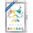 thumbnail image 3 of Star Wars: Saga - Stormtrooper Pride Wall Poster, 14.725" x 22.375" Framed, 3 of 6