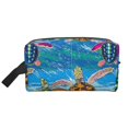 thumbnail image 2 of Uemuo Little Sea Turtles Pattern Portable Toiletry Bags with Handle, Waterproof travel Make up Bags for Women, Large Capacity Travel Cosmetic Bags, 2 of 9