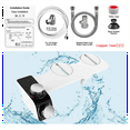 thumbnail image 5 of Bidet Multifonctionnel Installation Simple Sans Électricité Siège de Toilette Intelligent Chasse-Fesses, 5 of 5