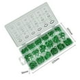 thumbnail image 2 of Kit d'Assortiment de Rondelles en Caoutchouc Vert 270 Pcs Joint d'Étanchéité Automobile, 2 of 9