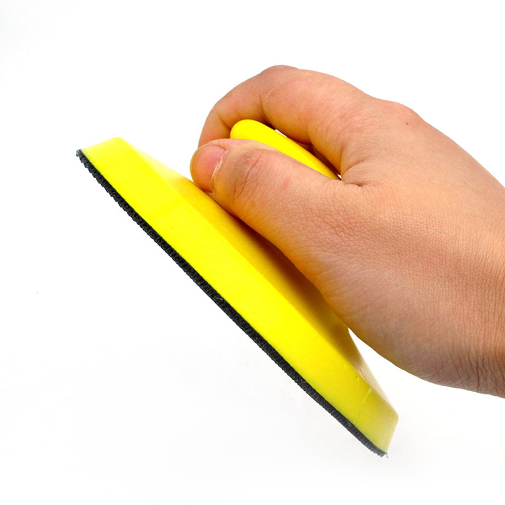 Sanding Disc Holder Sandpaper Backing Polishing Pad Hand Grinding Block ZX  bc 