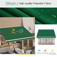 thumbnail image 6 of AECOJOY 8' x 10' Manual Retractable Patio Awning, Outdoor Awning Retractable Sunshade Shelter in Green, 6 of 9