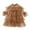 Khaki, variant on ZHOUCHANKIDS Girl Long Sleeve Tulle Dress Toddler Girls Long Sleeve Ruffles Dress for Dance Party and Casual Occasions Khaki 12-18 Months