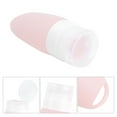 thumbnail image 5 of BIMZUC Silicone Refillable Travel Bottle Portable Empty Shampoo Lotion Container Liquid Dispenser Squeeze Tube for Outdoor Traveling Home Use Pink Color 1 oz / 28 g Capacity, 5 of 9