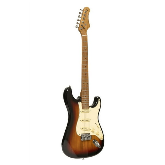 Stagg Vintage Series 55 Solid Body Full Size Electric Guitar Sunburst SES-55 SNB