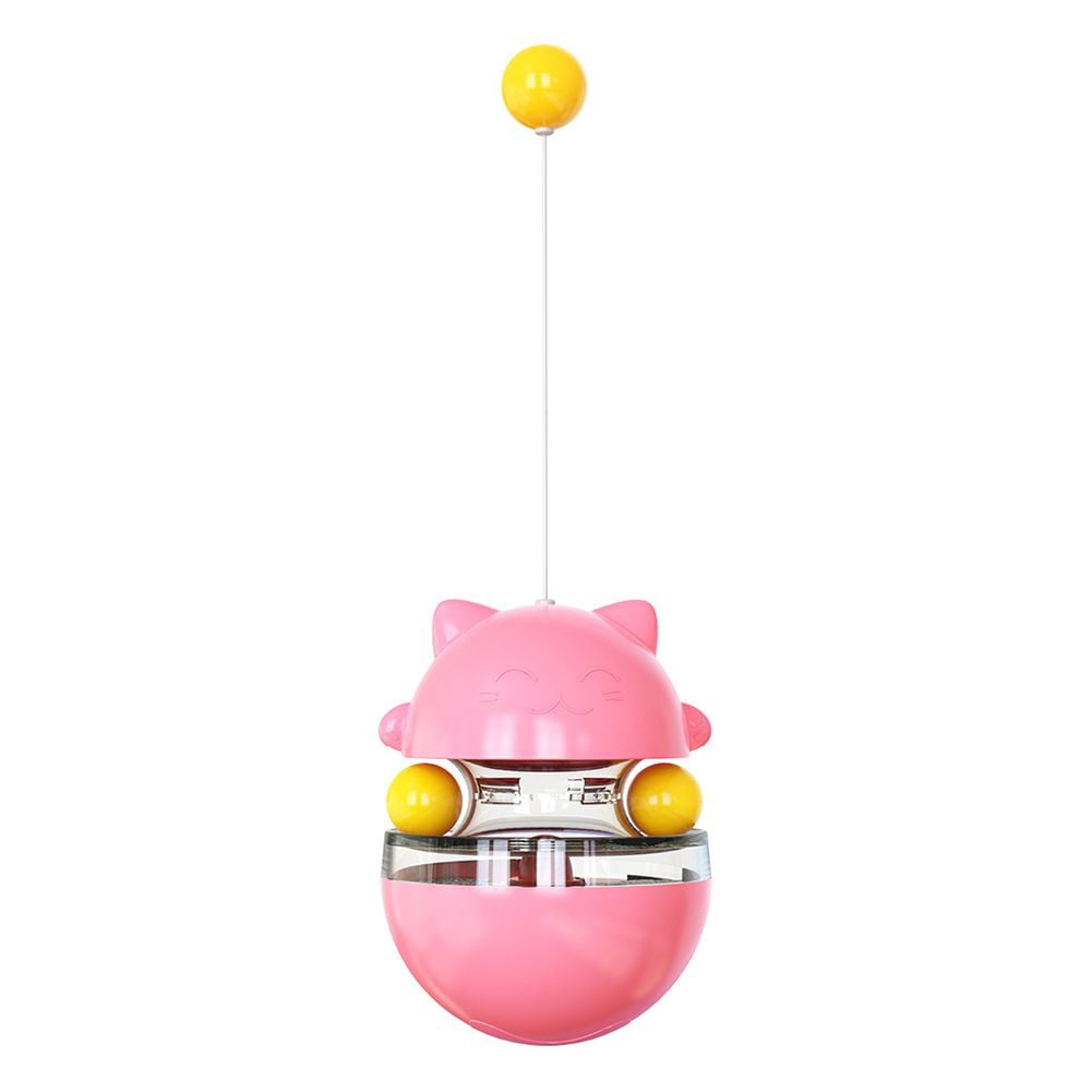 CSCHome Interactive Food Dispensing Cat Toys, Cat Feeding Toys, Leaky Ball Cat Toys Balls, Nonpareil Cat Toys