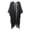 Black, variant on Half Sleeve Solid Color Women Shawl Open Front Tassel Sunscreen Summer Thin Bikini Cover Up Shawl Beachwear