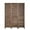 Brown, variant on 3 Panels Room Divider 5.75 Ft Rustic Wood Privacy Screens Folding Portable Partition Screen Freestanding Wall Home Furniture for Bedroom White