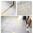 thumbnail image 5 of Wall Trim Peel and Stick, Peel and Stick Baseboard Trim, Waterproof Tape, Wall Molding & Trim, Gap Covering, Home interior decor, Gold Finish, 1 in Wide, 3 Roll, 5 of 9