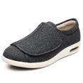 thumbnail image 3 of XIHAHA Otoño Invierno zapatos viejos hombre agregar fertilizante ampliar zapato ajustable hombres salud paso ortopédico pies anchos zapatos hinchados, 3 of 4