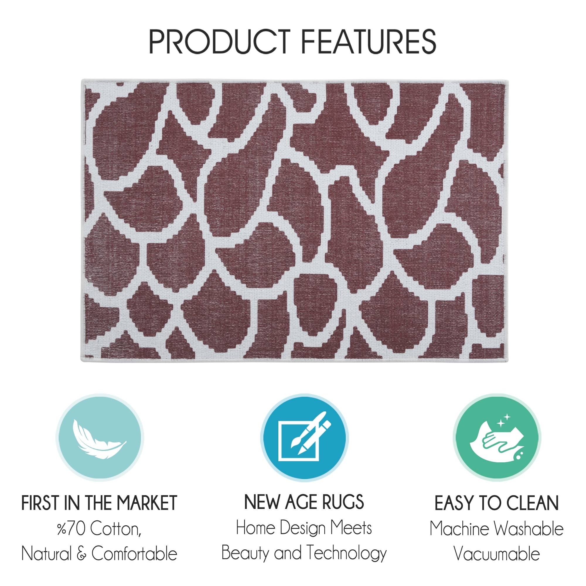 Sussexhome Under Sink Mat - Ultra-Absorbent Cotton Shelf Liners For Kitchen Cabinets - Non-Slip, Waterproof Backing - Machine Washable Surface Protector - Durable Cover, Customizable, Easy To Cut
