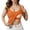Orange, variant on Women's Tank Top with Built In Bra Padded Shelf Bra Workout Camisole Casual Undershirt