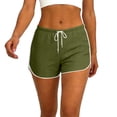 thumbnail image 2 of Dolphin Shorts Women Drawstring Summer Lounge Workout Sports Mini Shorts Booty Athletic Gym Sweatshorts (XL, Army Green), 2 of 7