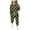 Army Green, variant on QNANSPI Girls Activewear Outfit Sets,Jogger Set for Kids,Children's Long Sleeve Set Long Pants Two-piece Set Girl