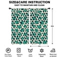 thumbnail image 2 of Blackout Kids Curtains,Leopard Pattern with Green and Black Spots Childrens Insulated Curtains Set Of 2,Bedroom Essentials,Toddler Room Decor 42"x84", 2 of 5