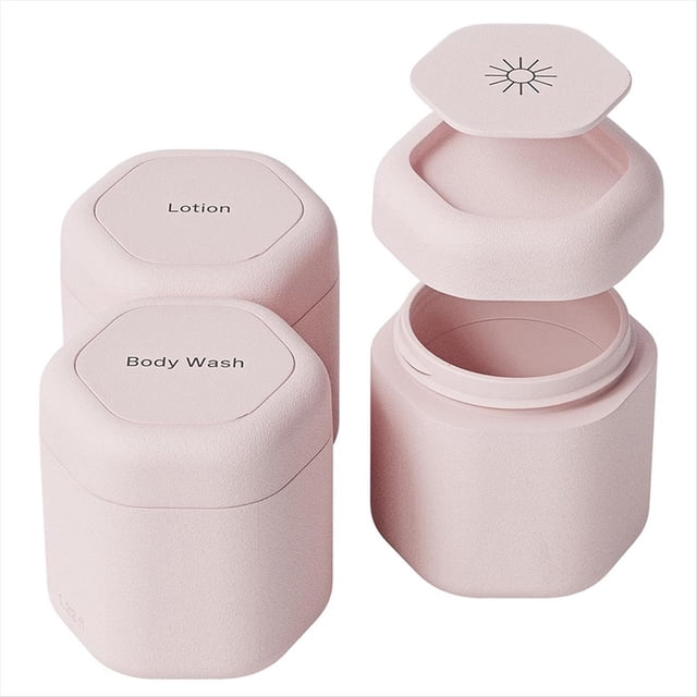 Juego de 3 Cápsulas Magnéticas de 1.32 Oz para el , con Tapas, para Llevar .