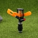 thumbnail image 2 of Rociador Césped Rotativo 360 ​​° Boquilla Riego Jardín (naranja), 2 of 5